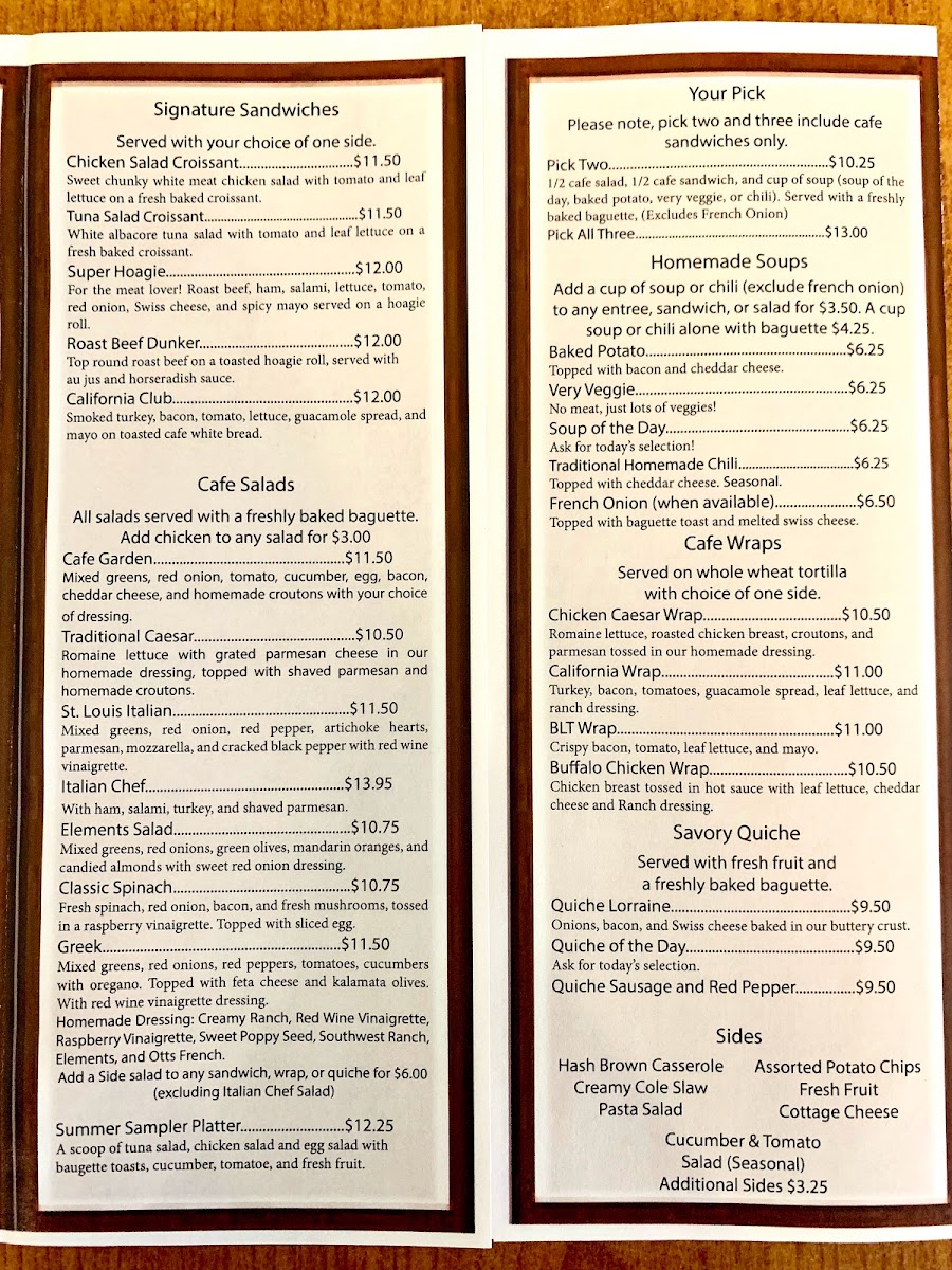 Menu Clark Street Cafe & Bakery-2