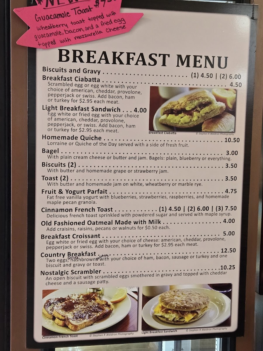 Menu Clark Street Cafe & Bakery-3