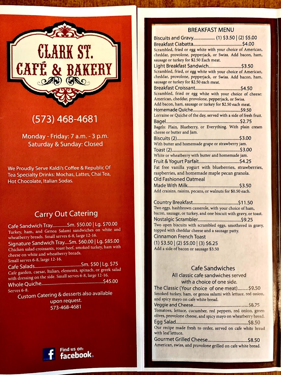 Menu Clark Street Cafe & Bakery-4